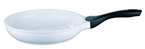 ELO Premium Pure White Kitchen Induction Cookware Frying Pan with Thermoceramica Non-Stick Scratch Resistant Coating and Heat Resistant Handle, 11-inch