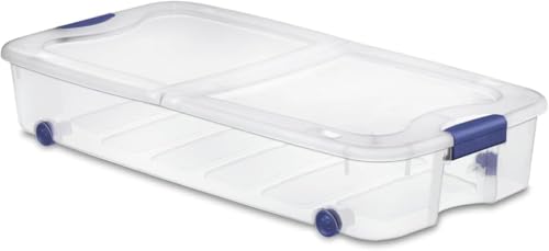 66 Quart Clear Underbed Storage Container