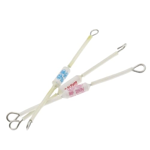 Fusibles térmicos de cerámica RF 10A 185°C a 250V para mantenimiento y electrónica, 10 piezas 3