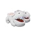 Toy Vault Rabbit with Big Pty Teeth Slippers--Fits Ages 14+