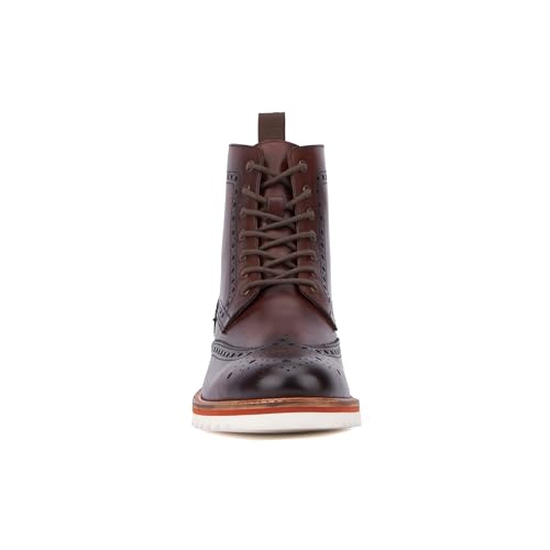 Image of VINTAGE FOUNDRY CO. EST. 2014 Mens Parker Casual, Almond Toe Boots, Cotton Lining, Flats Ethyl Vinyl Acetate Outsole