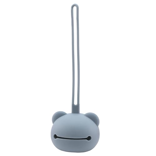 Miniatura 3 de Babyzoco Portachupetes Para Bebe, Caja De Chupete De Silicona, Estuche Para Guardar Chupete, Guardachupetes, Bolsa Para Chupetes, Funda Para Chupetes, Sin Bpa, Silicona, Unisex, Azul Pastel