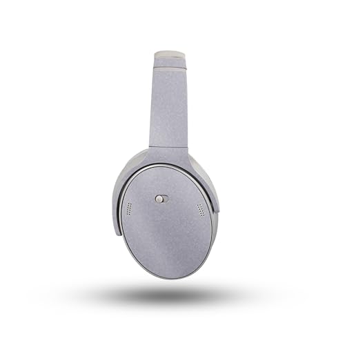 Image of Glossy Glitter Headphone Skin Compatible with Bose QuietComfort Headphones (2023) - Solid Gray - Premium 3M Vinyl Protective Wrap Decal Cover - Easy to Apply | Crafted in The USA by MightySkins