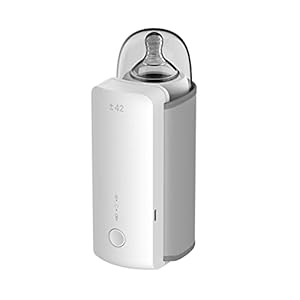 Draagbare Flessenwarmer voor moedermelk, lekvrij ontwerp, USB-oplaadbaar, lange levensduur van de batterij, warme…