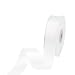 VATIN 1 inch Double Faced Polyester Satin Ribbon White - 25 Yard Spool, Perfect for Wedding, Wreath, Baby Shower,Packing and Other Projects.