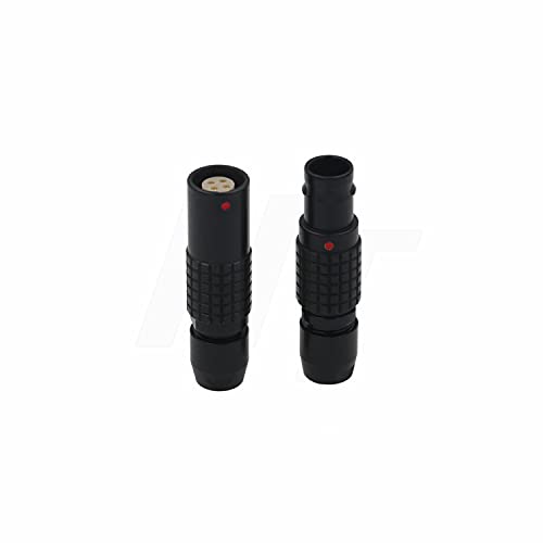 Conector FGG PHG 304 circular de 4 pines negro macho y hembra HangTon