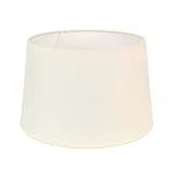 thesecrethome.es - Pantalla de Tela para Lámpara - Pantalla para Lámpara de Mesa o de Techo - Disponible en Varios Tamaños y Colores (Diámetro 35 cm - Blanco Roto)