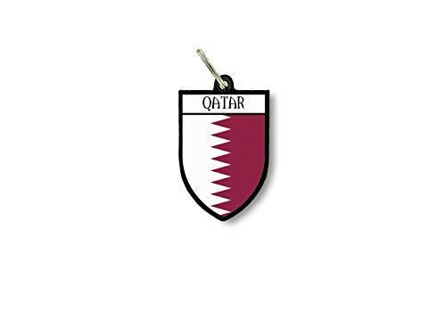 Porte cles clefs cle Drapeau Collection Ville Blason Qatar Qatari
