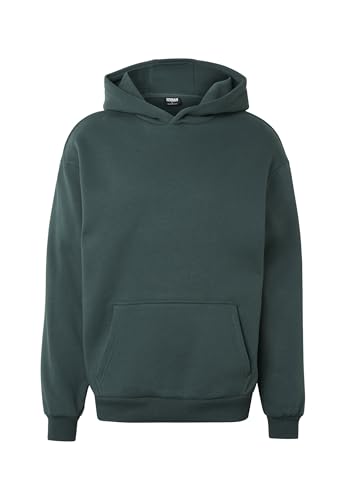 Urban Classics Sudadera con Capucha y Bolsillo Canguro para Hombre, Suave y Grande, Unisex, Ajuste de Tejido Esponjoso, Ropa de Calle básica