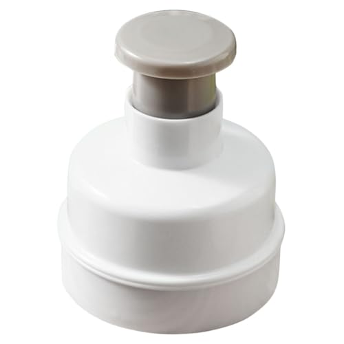 OFFSCH Pressa per Hamburger Rotonda per Uso Domestico, Strumento per Pressare la Carne Regolabile Manopola, Utensile da Cucina Bianco per Preparare Burger Fatti in Casa