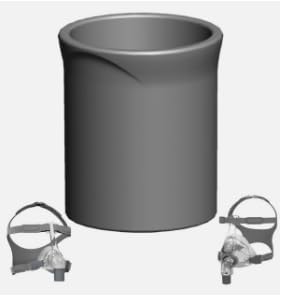 Giratorio para Eson Nasal y Simplus Máscara completa CPAP