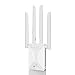 EITTAR WiFi Extenders Signal Booster for Home,WiFi Range Extender and Repeater with Ethernet Port and 4 WiFi Antennas up to 6,000 Sq.ft Coverage,Easy 1-Tap Setup-A (White)
