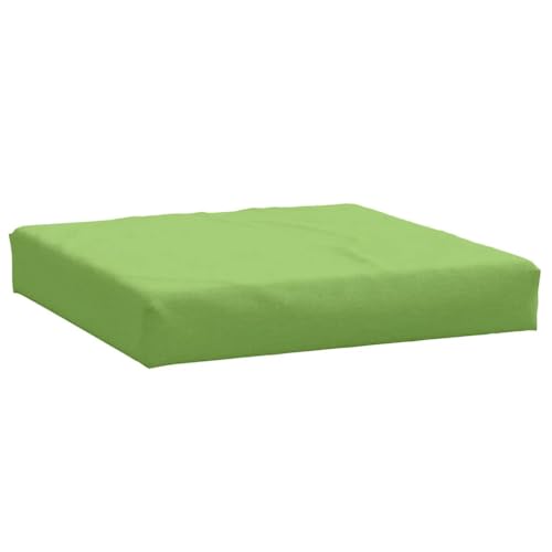 vidaXL Cojín para sofá de palets Tela Verde Melange 60x60x9,5 cm, cojín palets, cojín de jardín, cojín de Silla, cojín, cojín de Exterior