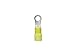 Panduit PV10-10RX-D Ring Terminal, 12 - 10 AWG, #10 Stud, Vinyl Insulated, Expanded Insulation for Large Wire O.D (500-Pack)