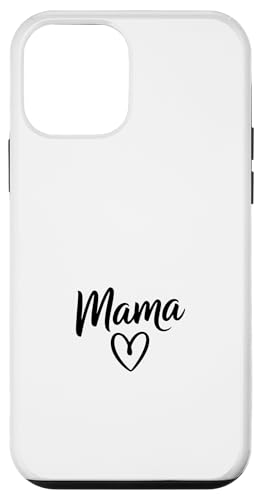 Mama Heart Design - Simple Aesthetic Mom ���p �X�}�z�P�[�X iPhone 12 mini �p