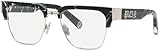 OCCHIALI DA VISTA PHILIPP PLEIN VPP113M MARBLED NERO (DEMO LENS) PER UOMO