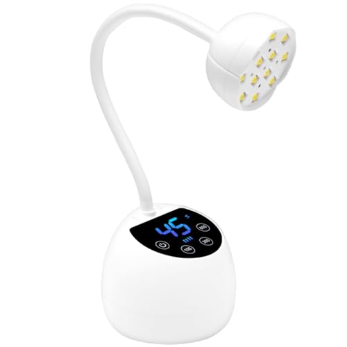 Lampe UV à col de cygne pour vernis gel à séchage rapide et trois minuteries automatiques