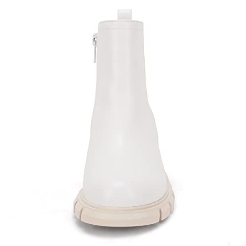 Ermonn Girls Ankle Boots Chelsea Glitter Side Zipper Non-Slip Outdoor Fashion Booties for Toddler/Little Kid/Big Kid3