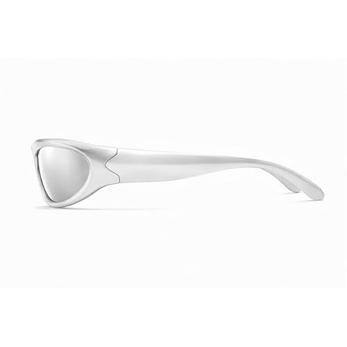 Image of Dervin UV Protected Wraparound Y2K Sunglasses for Men & Women, Full Rim Trending & Stylish Sports Shades