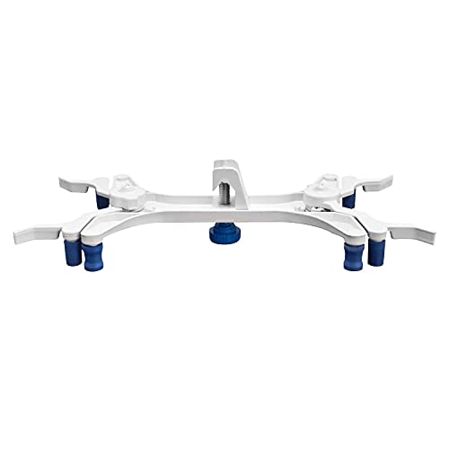 Qwork Lab's Burette/Tube Clamp, Spring Loaded Aluminum Double Adjustable Butterfly Clip Accessory For Laboratory #TOP4