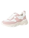 Tamaris Damen 1-1-23801-28 Sneaker, Rose/White, 38 EU