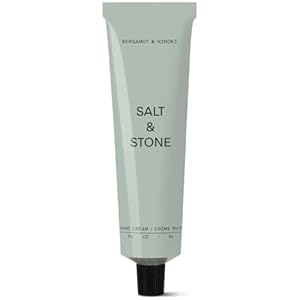 Salt & Stone Hand Cream for Women & Men | Hydrates, Nourishes & Softens Skin | Restores Dry Cracked Hands | Fast-Absorbing | Cruelty-Free & Vegan (2 fl oz)