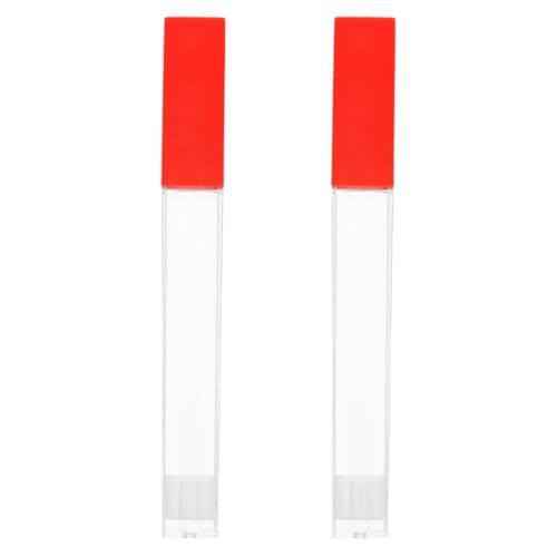 NOLITOY 2pcs Thermometer Storage Box, Transparent Plastic Tube Thermometer Holder