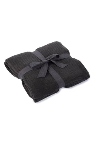Barefoot Dreams® CozyChic Lite® Ribbed Throw, Carbon, One Size