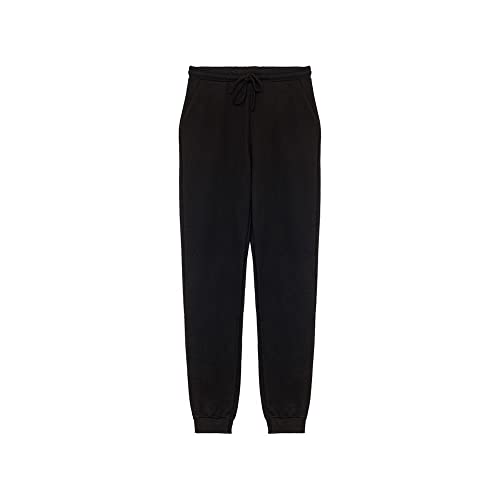 Calça de Moletom Básica, basicamente., Feminino, Preto, G