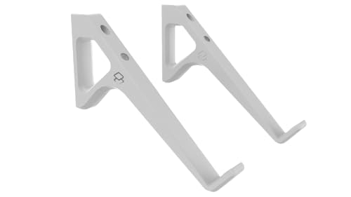 Suporte Roteador Receptor Wi-fi Parede Universal Maior 20cm (Branco)