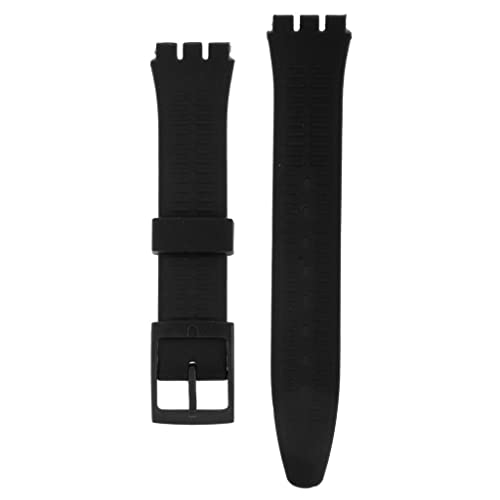 MYADDICTION 17mm Silicone Rubber Watch Strap Band Waterproof Watchbands Black Jewelry & Watches | Watches, Parts & Accessories | Wristwatch Bands