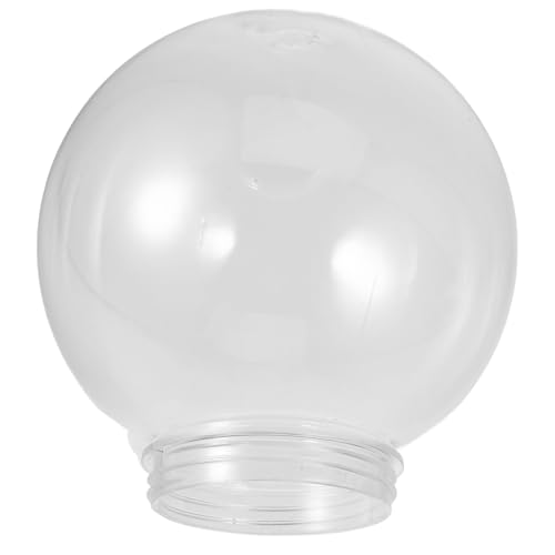 Generico Paralume a Sfera Trasparente 7.87In Per Lampade Da Esterno Giardino Patio Globo Acrilico Resistente E Facile Da Installare Accessorio Per Sostituzione Paralume
