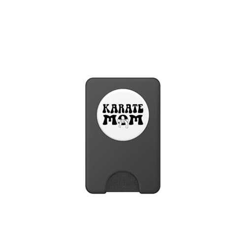 Cinturón Blanco Karate Mom PopSockets PopWallet para MagSafe tarjetero móvil 2