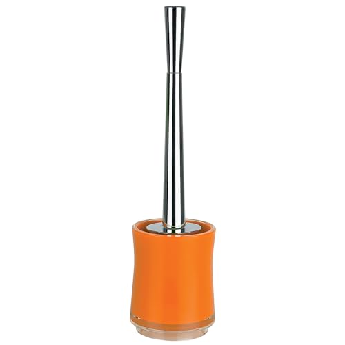 Spirella 38,0 x 10,0 x 10,0 cm, Naranja colección Sydney, Escobilla para el Inodoro, Acrílico