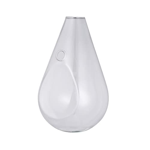 YARNOW 1pezzi Vaso Di Vetro Forma Di Goccia d Acqua Portafiori in Vetro Da Parete Contenitore Per Piante Idroponiche Per Acquario Per Casa e Hotel