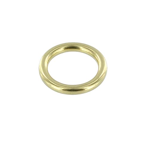 Solid Brass O-Ring, 1", Natural Brass