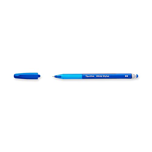 Paper Mate Inkjoy 2 In 1 Stylus Ballpoint Pens, Medium Point, Blue, Box Of 12 #TOP2