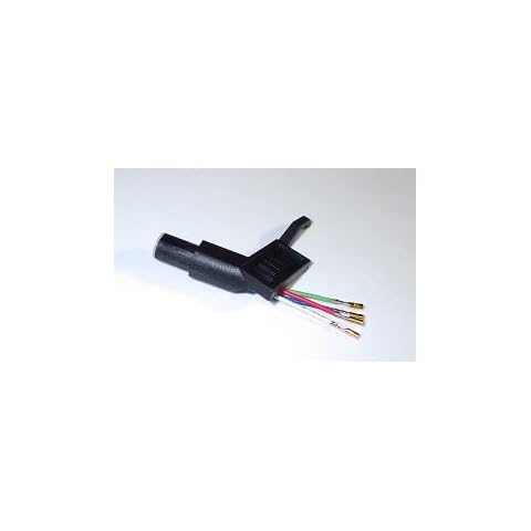 Straight Tonearm Turntable Headshell equipped with color coded OFC gold plated clip cartridge leads and cartridge mounting kit Cover