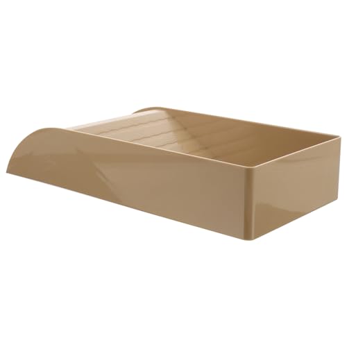 VICASKY Reptile Feeding Dish with Ramp Durable Plastic Turtle Basking Platform Multi Functional Food and Water Bowl for Aquatic Turtles for Fish Tank Accessories and Tank