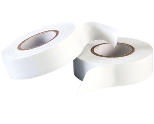 Image of Merriway BH07516 White PVC Electrical Insulation Tape 19mm x 5M (3 /4 inch x 195 inch / 16.25ft)