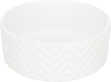 TRIXIE 25025, ciotola in ceramica, 1,6 l/ 20 cm, colore: bianco