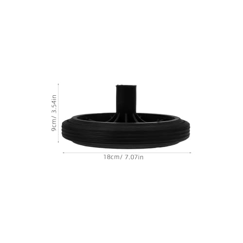 Ruedas de cubo de basura para exterior de 80L a 240L con eje sólido 2