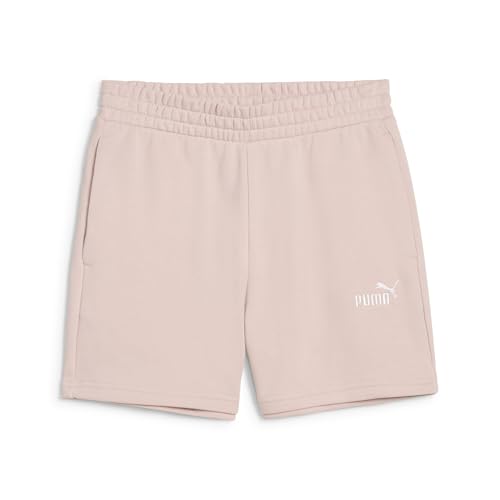 PUMA Damen ESS Small No. 1 Logo 5\'\' High-Waist Shorts TR (s) Gestrickte Shorts, Rose Quartz, M PUMA Damen ESS Small No. 1 Logo 5\'\' High-Waist Shorts TR (s) Gestrickte Shorts, Rose Quartz, M