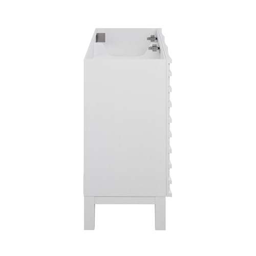 Image of Swiss Madison Cascade 36'' Bathroom Vanity in White - Cabinet