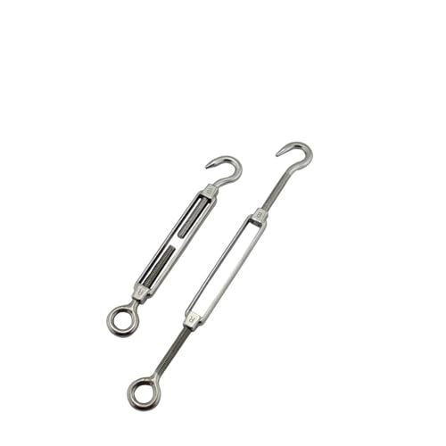 Tensores de Acero Inoxidable 304 con Gancho y Ojal para Cable, Pulido, M6 x 20, 1 pieza miniatura 4