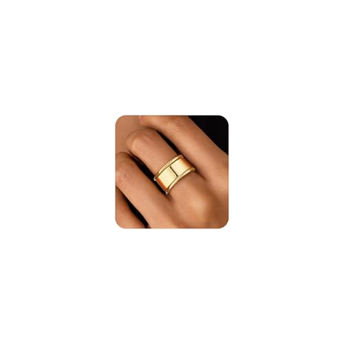 ZOERAY �S�[���h�X�^�b�J�u�������O Oura Ring Gen 4/Oura Ring Gen 3 �`�����L�[ 14K �S�[���h���b�L �����O �����p �ϐF���Ȃ� �L���[�r�b�N�W���R�j�A �c�C�X�g �e�w �V���o�[�����O�Z�b�g �S�[���h�o���h�W���G���[
