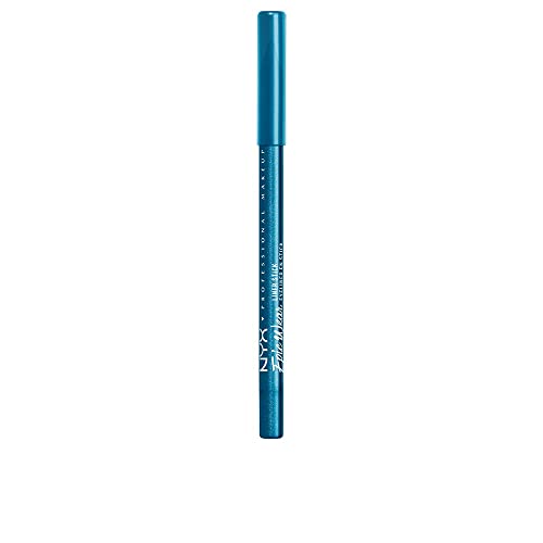 NYX Professional Makeup Epic Wear Semi-Perm Graphic Liner Sticks – wasserfeste Eyeliner mit ultra-intensiven Farben, 36h Halt, mattes & metallic Finish, Turquoise Storm