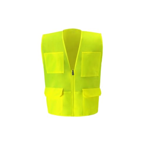 2W International 8048-B 3XL Multi-Pocket Safety Vest Lime - 3XL