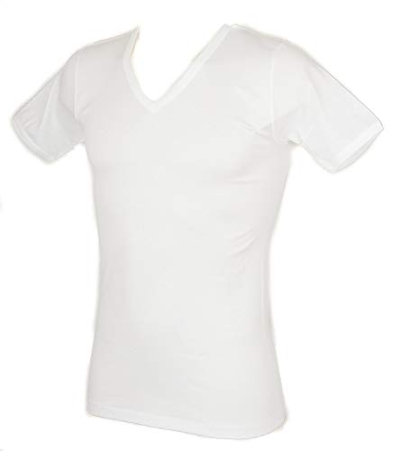 T-shirt coton écossais Ragno col V homme sous-vêtement manches courtes 002798