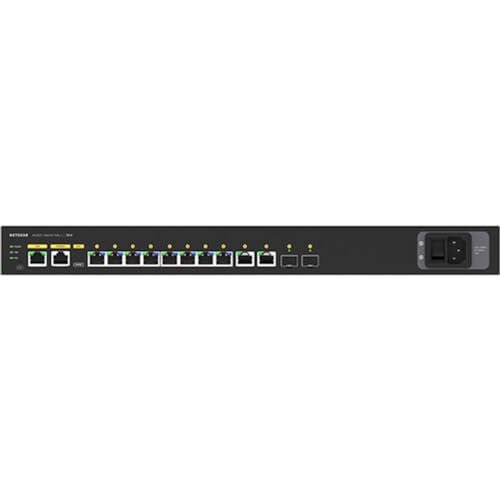 Image of Netgear AV Line M4250-10G2XF-PoE++ Ethernet Switch - 10 Ports - Manageable - 3 Layer Supported - Modular - 26.30 W Power Consumption - 720 W PoE Budget - Optical Fiber, Twisted Pair - PoE Ports - 1U -